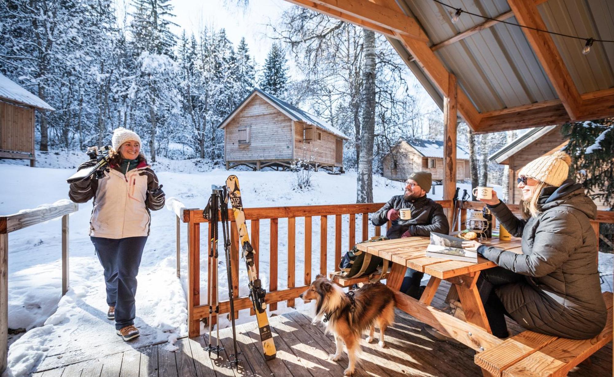 Huttopia Bozel En Vanoise Екстериор снимка